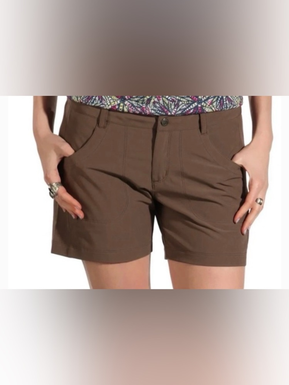 Patagonia Brown Happy Hike 5” Shorts